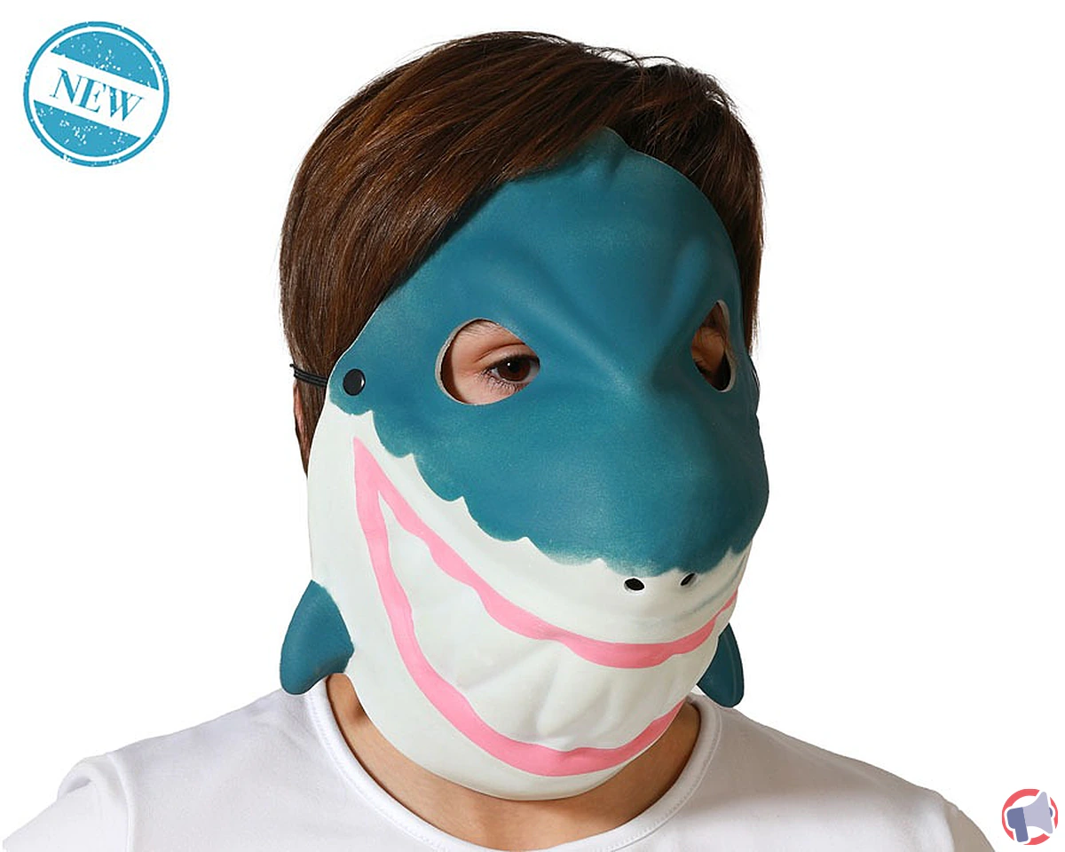 Rappel du masque déguisement requin Atosa