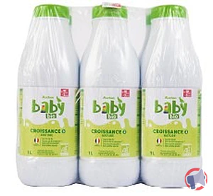 Rappel produit AUCHAN BABY BIO CROISSANCE 6X1L AUCHAN