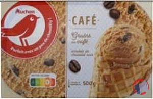 Rappel produit AUCHAN BAC GLACE CAFE 500G AUCHAN