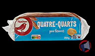 Rappel produit AUCHAN AUCHAN BARRE QUATRE QUARTS