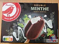 Rappel produit AUCHAN BATONNETS DOUBLE ENROBAGE CHOCO / MENTHE X4 AUCHAN (photo numéro 1)