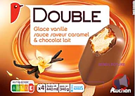 Rappel produit AUCHAN BATONNETS DOUBLE ENROBAGE CHOCO / CARAMEL X4 AUCHAN (photo numéro 2)