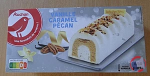 Rappel produit AUCHAN BUCHE VANILLE CARAMEL PECAN 533 G AUCHAN