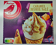 Rappel produit AUCHAN CONE CARAMEL BEURRE SALE X6 426G AUCHAN (photo numéro 1)
