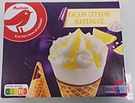 Rappel produit AUCHAN AUCHAN CONE X6 CITRON MERINGUE
