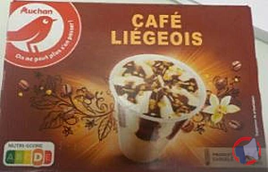 Rappel produit AUCHAN COUPE CAFE LIEGEOIS x4 AUCHAN