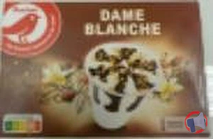 Rappel produit AUCHAN COUPE DAME BLANCHE x4 286G AUCHAN