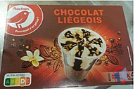Rappel produit AUCHAN AUCHAN COUPE X4 CHOCOLAT LIEGEOIS