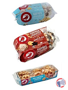 Rappel produit AUCHAN GAUFRES LIEGEOISES Auchan