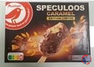 Rappel produit AUCHAN GG CARAMEL SPECULOOS X4 AUCHAN
