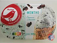 Rappel produit AUCHAN GLACE MENTHE CHOCO 500G AUCHAN (photo numéro 1)