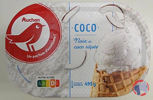 Rappel produit AUCHAN GLACE VRAC COCO 500G AUCHAN