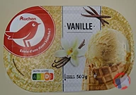 Rappel produit AUCHAN GLACE VRAC VANILLE 490G AUCHAN (photo numéro 1)