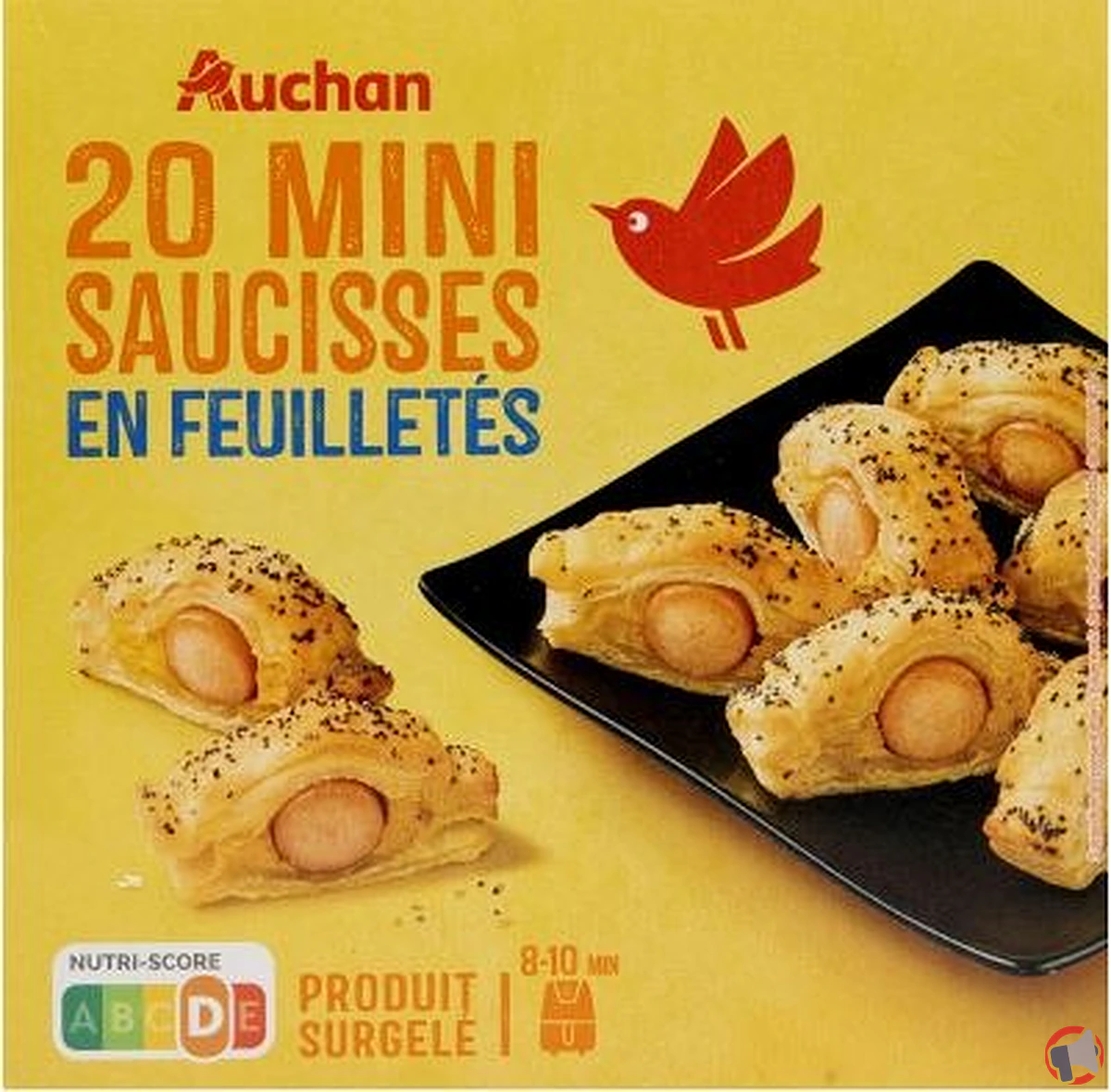 Rappel : Auchan mini saucisses feuille potentiellement dangereuses