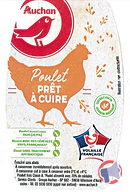 Rappel produit AUCHAN POULET BLANC AUCHAN (photo numéro 1)