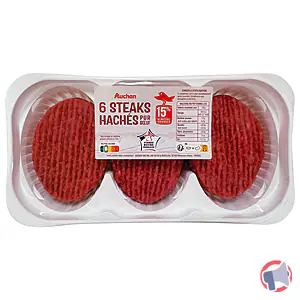 Rappel produit AUCHAN SH STRIE 6X100G (AUCHAN et PRIX BAS) AUCHAN