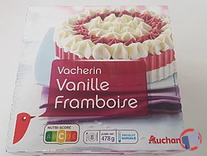 Rappel produit AUCHAN VACHERIN VANILLE FRAMBOISE 478G AUCHAN