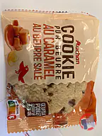 Rappel produit Cookies chocolat au lait et Cookies caramel au beurre salé AUCHAN (photo numéro 2)