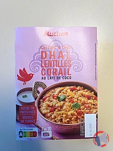Rappel produit DHAL LENTILLES CORAIL AUCHAN