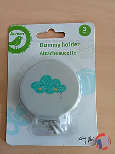 Rappel produit Attache sucette Auchan Essentiel