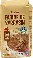 Rappel produit FARINE DE SARRASIN MEULE DE PIERRE 1KG AUCHAN