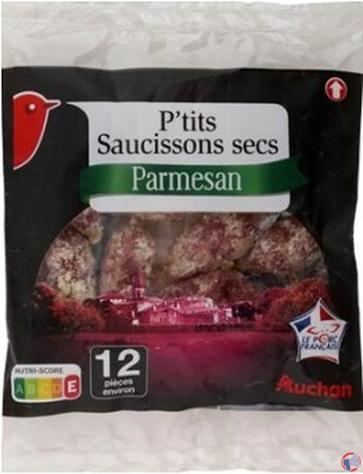 Rappel produit Auchan Petit saucisson parmesan 75 g : risques, conseils et démarches