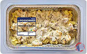 Rappel produit Parmentier de colin lieu 750g Auchan Le Poissonnier