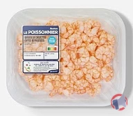 Rappel produit Auchan Le Poissonnier Queues de crevettes cuites réfrigérées