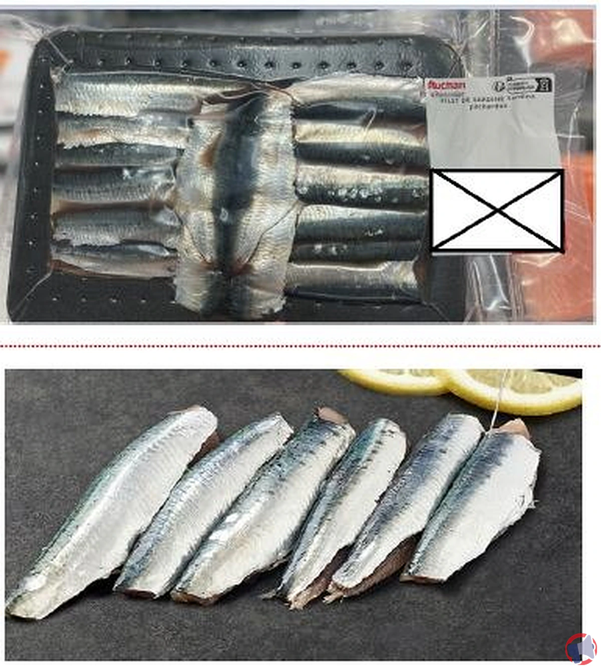 Rappel : Auchan poissonnier sardines sous vide 'Etal' - information essentielle pour les consommateurs