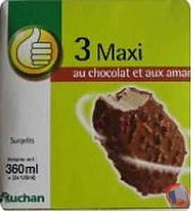 Rappel produit POUCE BATONNETS MAXI CHOCOLAT ET AMANDES X3 AUCHAN