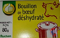 Rappel produit Bouillon de bœuf déshydraté 80g AUCHAN POUCE