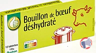 Rappel produit Bouillon de bœuf déshydraté x12 120g AUCHAN POUCE