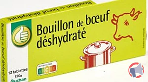 Rappel produit Bouillon de bœuf déshydraté x12 120g AUCHAN POUCE