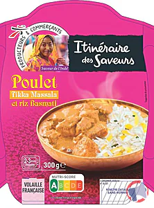 Rappel produit Poulet Tikka Masala 300g Auchan