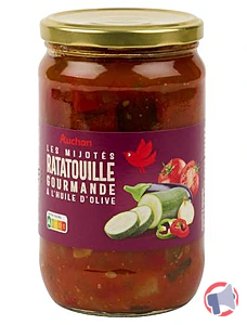 Rappel produit RATATOUILLE GOURMANDE AUCHAN