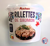 Rappel produit Rillettes de saumon 150g AUCHAN