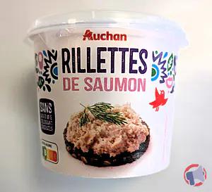 Rappel produit Rillettes de saumon 150g AUCHAN