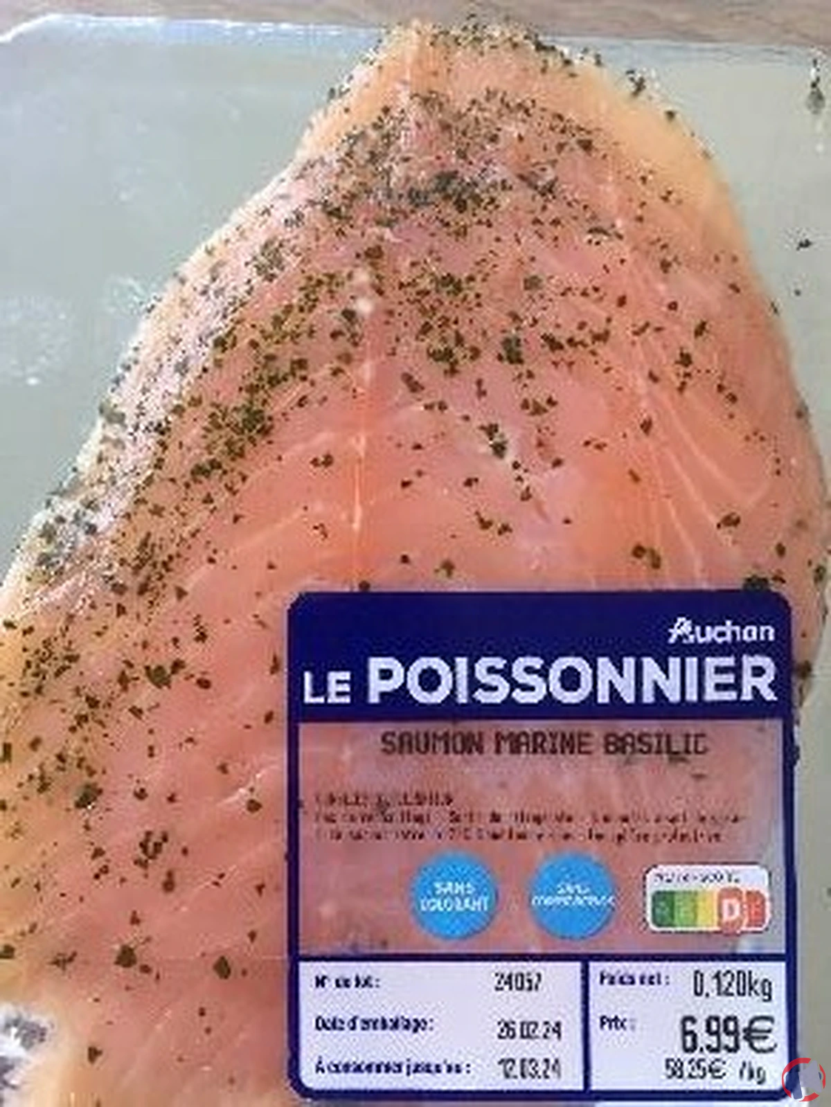 Rappel de produits Auchan : Saumon mariné et Tartare saumon possiblement contaminés par la Salmonelle