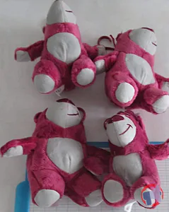 Rappel produit Porte clef peluche ours rose Aucune