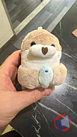 Rappel produit Porte-clés peluche loutre poisson aucune