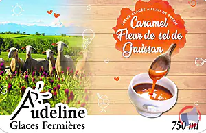 Rappel produit Crème glacée au lait de brebis Audeline