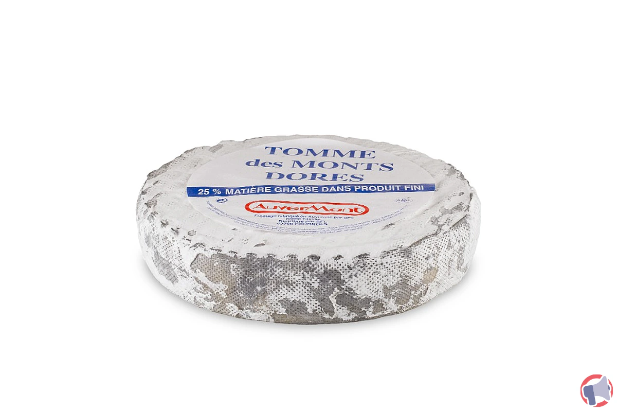 Rappel de produit : tome des Monts Dores de la marque Auvermont