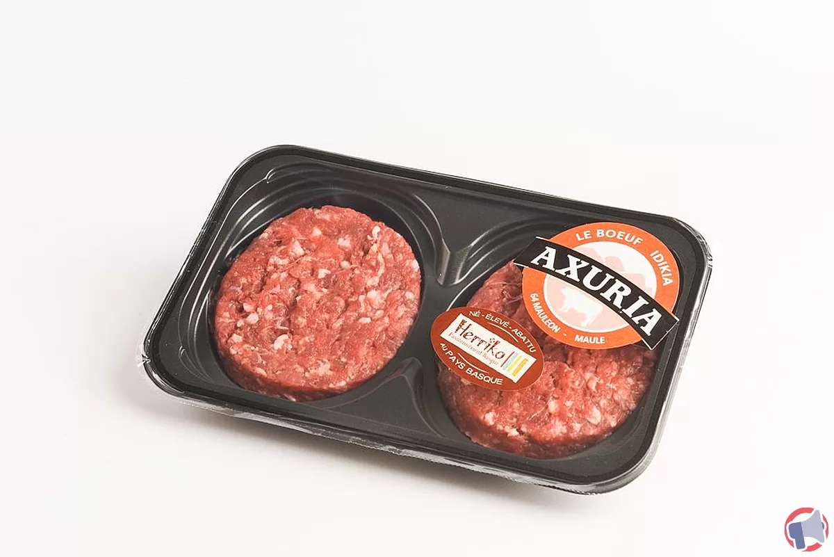 Rappel de produit : Bifteck haché de boeuf de la marque Axuria pour présence d'E.Coli