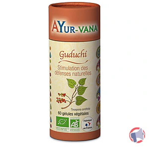 Rappel produit Guduchi bio 60 gélules AYUR-VANA