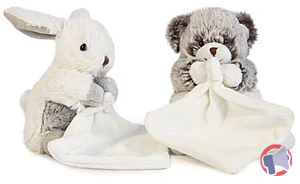Rappel produit BN749 Pantin PM avec Doudou 15cm assortiment x 2 Baby Nat