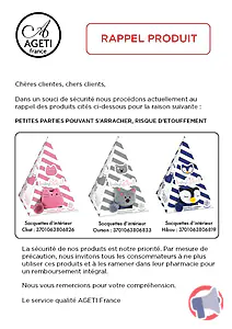 Rappel produit Socquettes Babyoop's Babyoop's