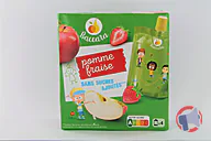 Rappel produit Pomme Fraise sans sucres ajoutés 4 x90 G Baccara (photo numéro 1)