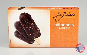 Rappel produit 12 ou 16 Bâtonnets La Balade Gourmande
