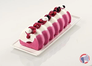 Rappel produit Bûche glacée panna cotta framboise La Balade Gourmande