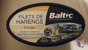 Rappel produit Filets de harengs Baltic